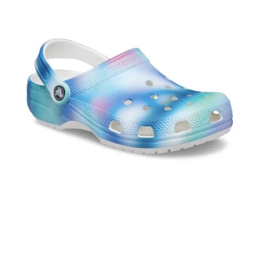 CROCS Classic Solarized Clog Mens Size 13 Tie Dye 207566-94S Slip On Shoes